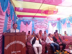 निर्माण संघको शुभकामना आदानप्रदान,  निर्माण क्षेत्रको समस्याको बारेमा छलफल